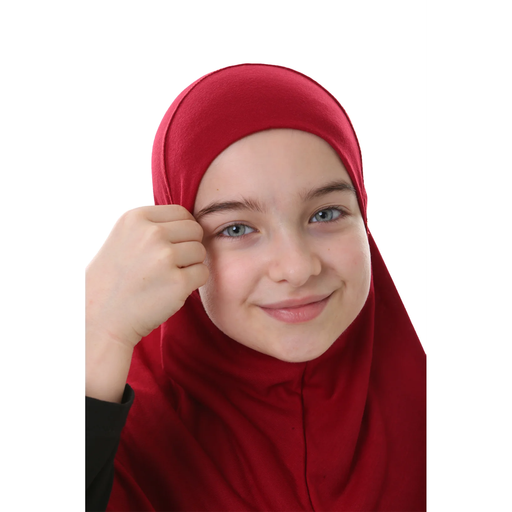 Jersey Hijab Wholesale Muslim Kids Girls Arab Instant Cotton Jersey Bamboo Hijab Islamic Headscarf