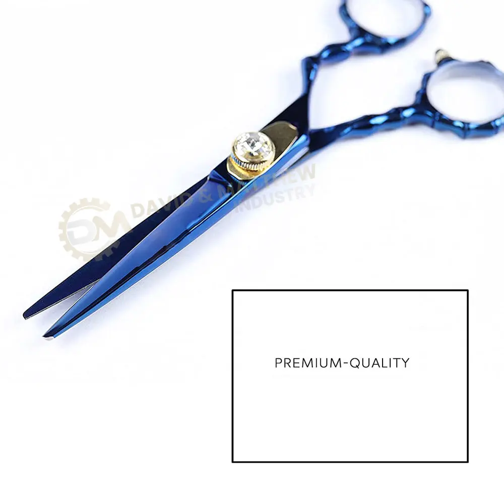 Customized Logo Japanese Stainless Barber Hair Cutting Scissors High Quality VG10 Professional Straight Blade Salon Beauty Tool