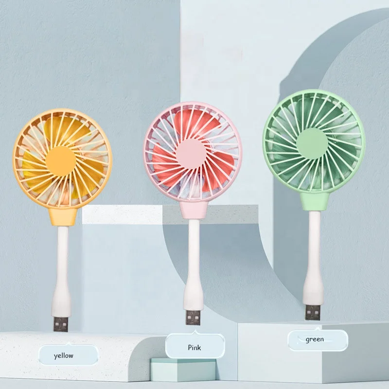 YAM 1PC Portable Mini USB Fan Flexible Indoor Outdoor Travel Sports Air Cooling Fan for Laptop Desktop PC USB Charger Powerbank