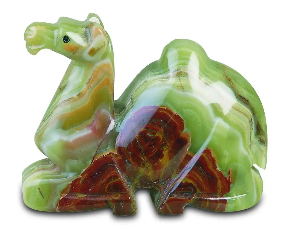 Green camel figurine, Camel sculpture, camel sculpture Arabic