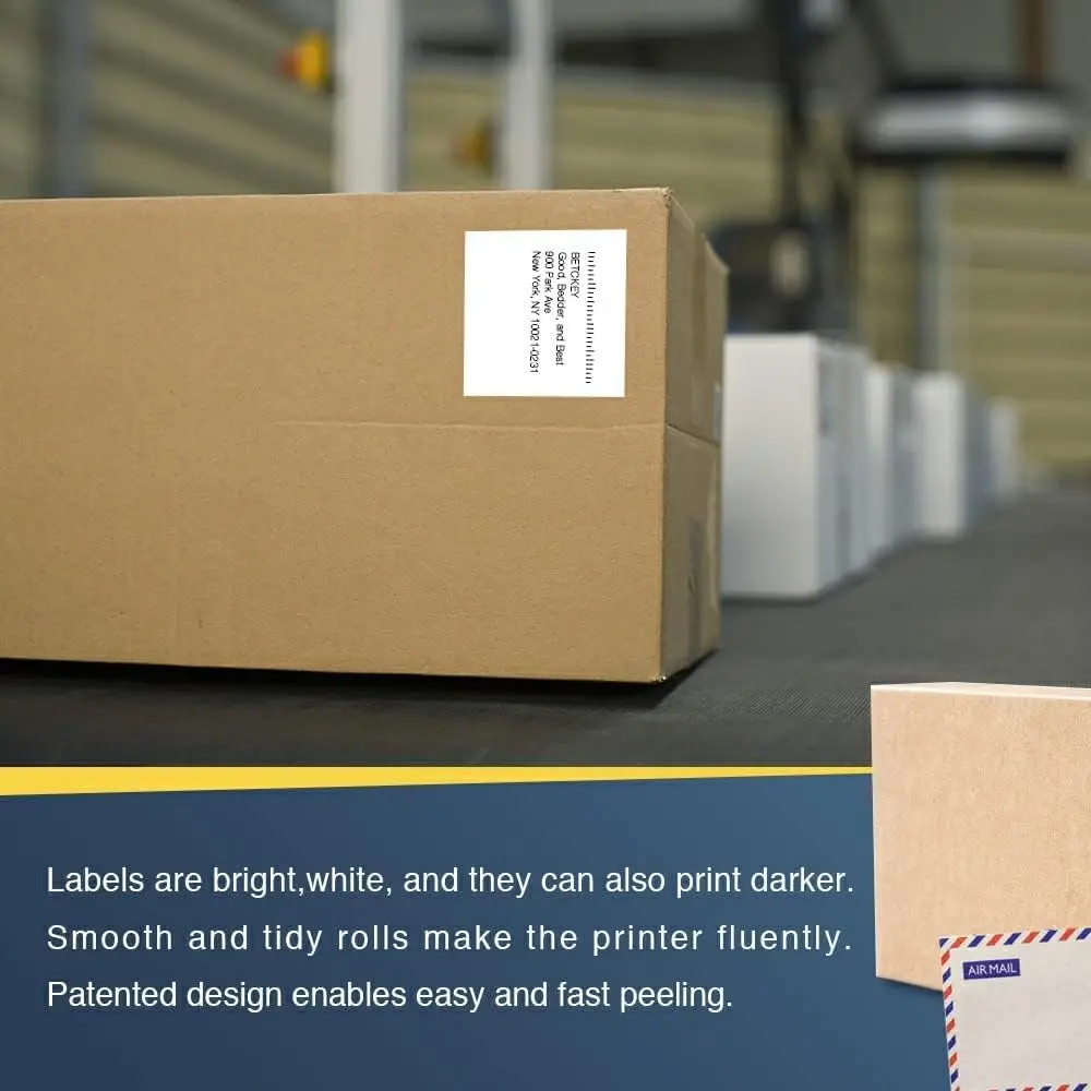 Compatible Continuous Labels Replacement for Brother DK-2205 (2.4 in x 100 ft), Use with Brother QL Label Printers [10 Rolls]