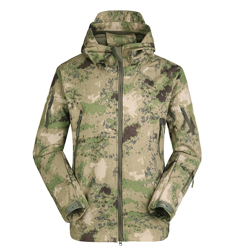 Customized Camouflage Jacket Men Tactical Jacket Winter Waterproof Windbreaker Hunting Clothes Jackets
