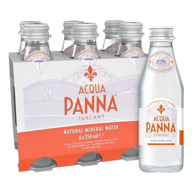 Bulk sales cheap Acqua Panna Natural Still Water Glass 250ml Pack of 24 Pure acqua panna natural spring water