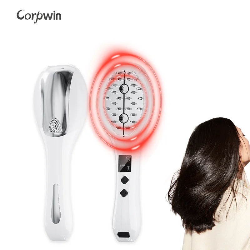 Professional Thinning Hair Treatment Laser Therapy Heating Comb Anti Hair Loss Scalp Massager Laser Hair Growth Comb