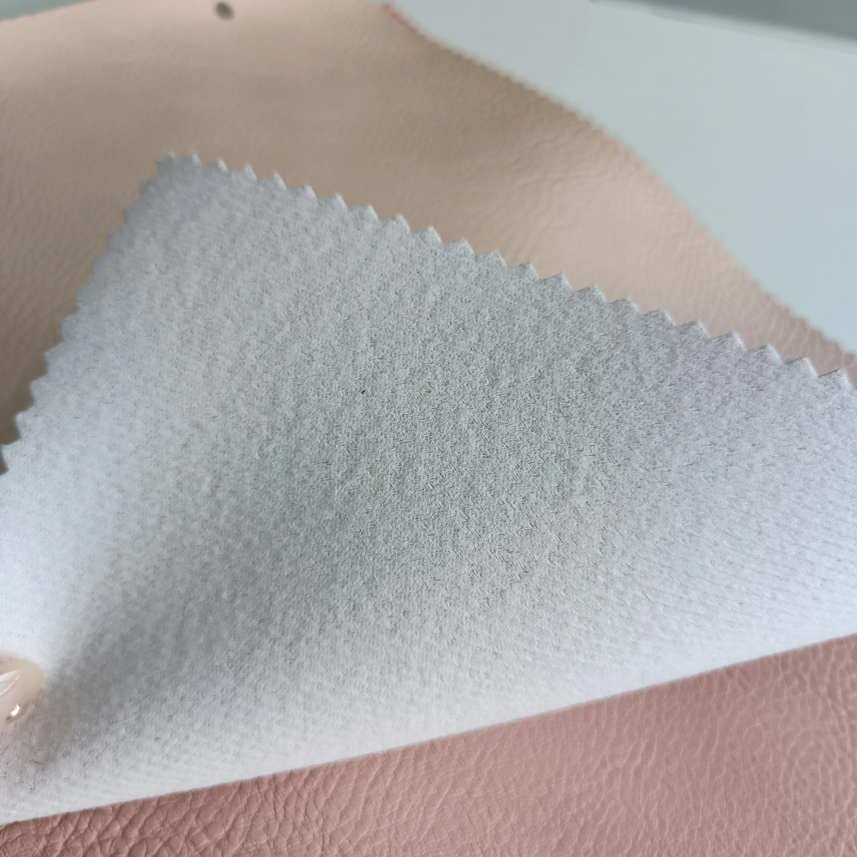 Very Popular Jiangsu Brushed Design Brown Nubuck PVC Leather Sofa car seat Litchi fabric