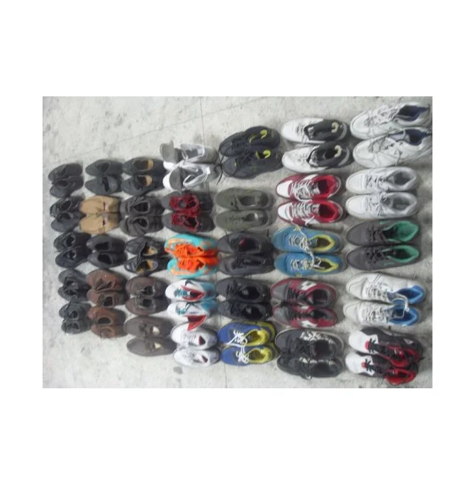wholesale used shoes second-hand sneakers thrift football basketball shoes for men in bales