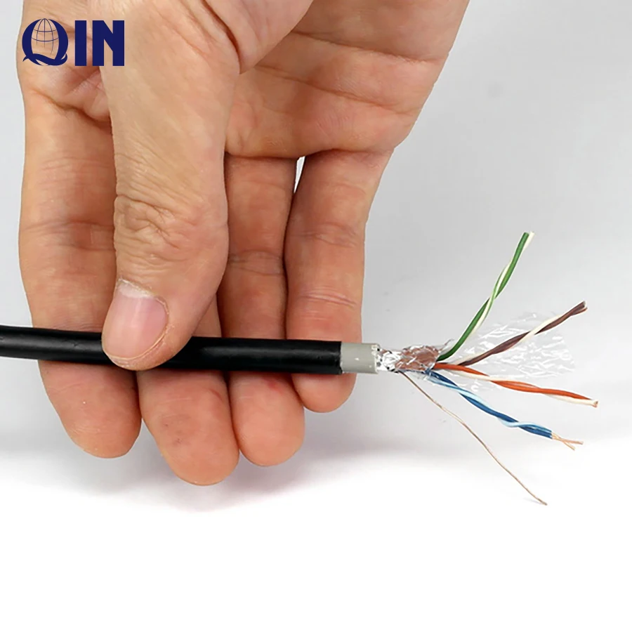 Outdoor FTP Cat5e Copper Networking Cable for CCTV Camera Security Use