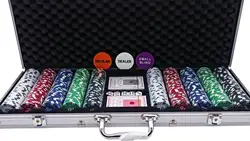 Wholesale High Quality Professional Luxury Unique European Casino Royale Cheap Blank Real Clay Composite Custom Ept Poker Chips
