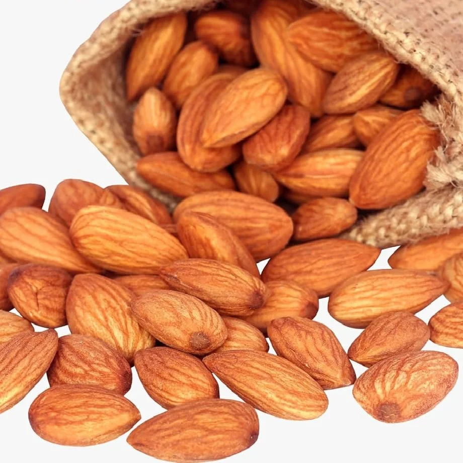Натуральный сырой миндаль пищевой, Полезные Органические миндальные орехи, высококачественный сушеный миндаль для продажи оптом