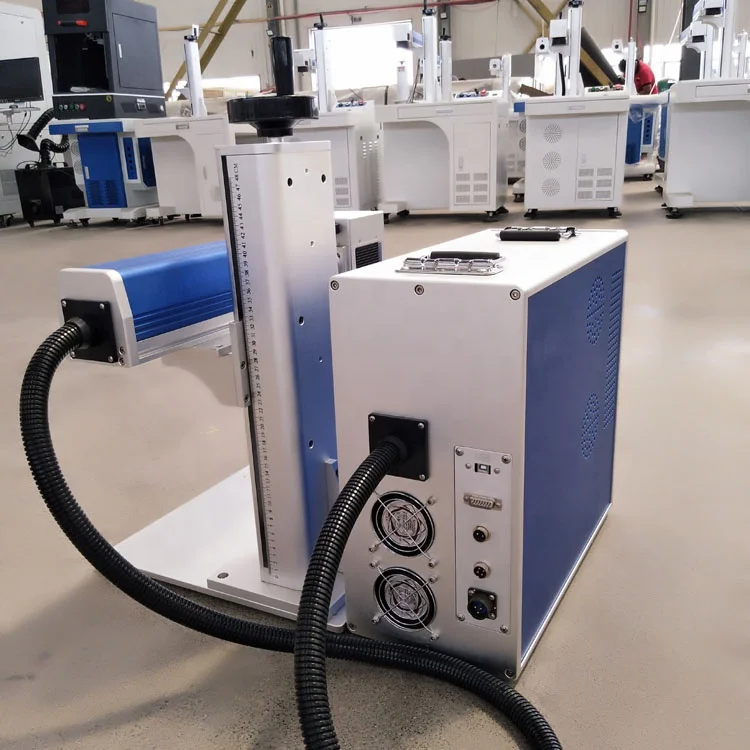 Fiber Laser Marking Machine for Gold Silver Copper Iron Aluminum Manganese Tin/Aluminum/Magnesium/Copper/Zinc Alloy PVC PE PP