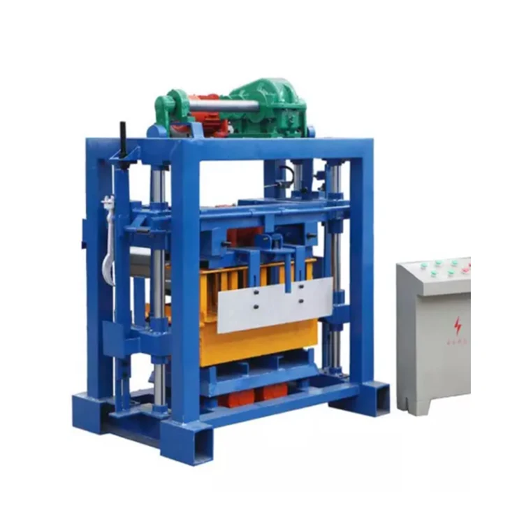 Полуавтоматическая машина для изготовления цементных пустотелых блоков с отличной производительностью мощностью 3000 шт./8 часов и вибросилой 30 кН