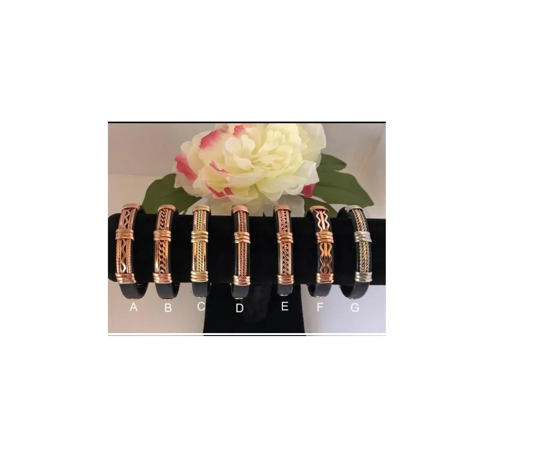 Black and Silver Stainless Iron Metal bangles fashion jewelry for woman and man use bangle cheap price from India