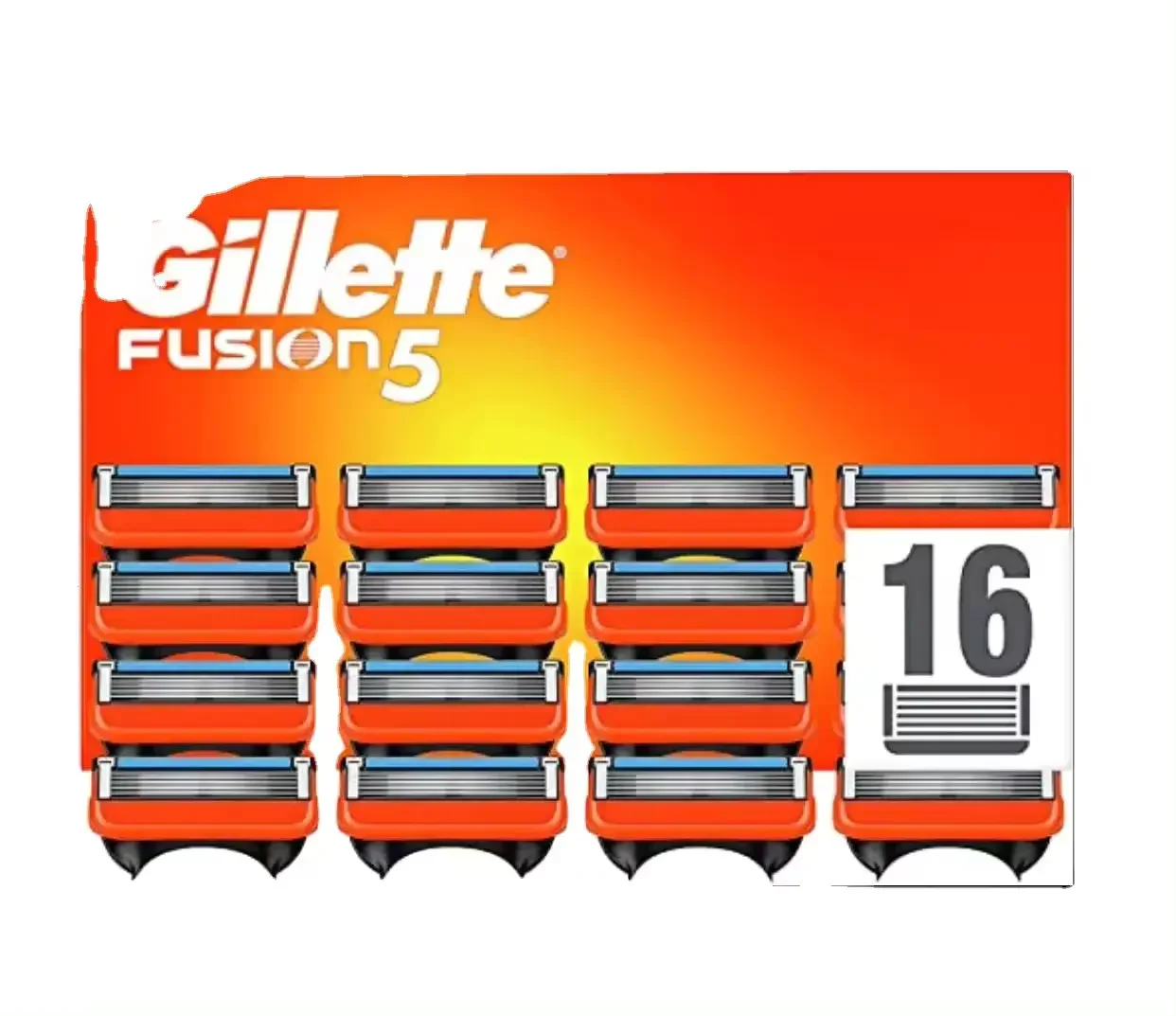 Gillette Razor Fusion Proglide 5pcs/pack 4packs/box 5boxes/case for Face Body Bikini Underarm Vietnam Wholesale
