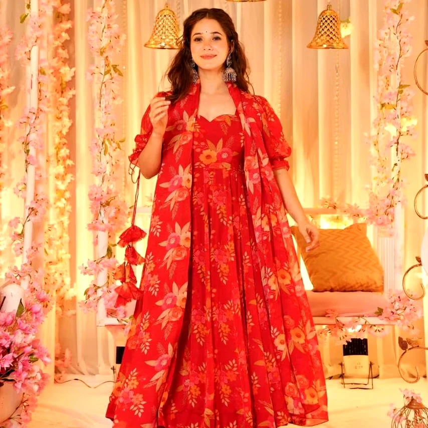 Pakistani Cotton Salwar Kameez Anarkali Dress Gown Anarkali Gown Suits Dresses Salwar Kameez For Women Indian Dresses