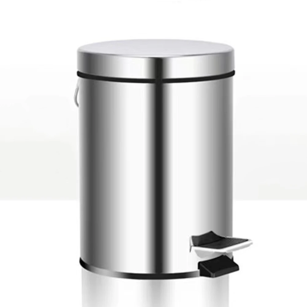 indoor foot pedal stainless steel pedal waste bin