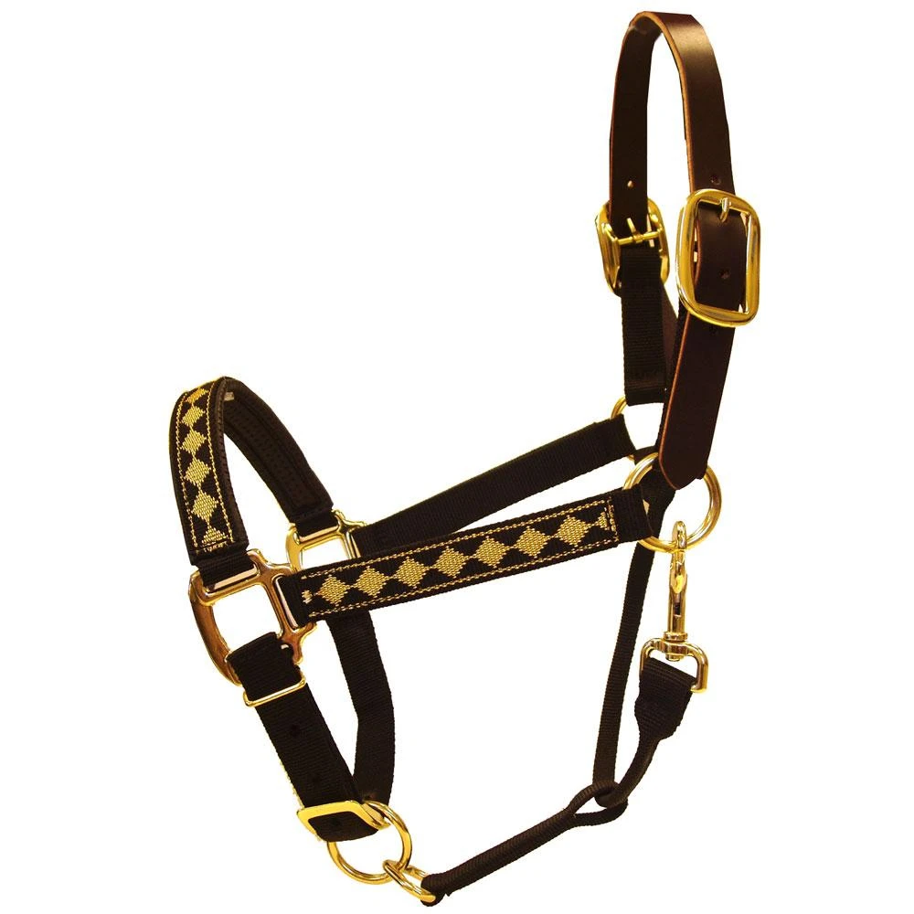 Wholesale Price Custom Made Horse Halters With High Quality Hours Riding Equipment Private Label Leather Made Horse Halters