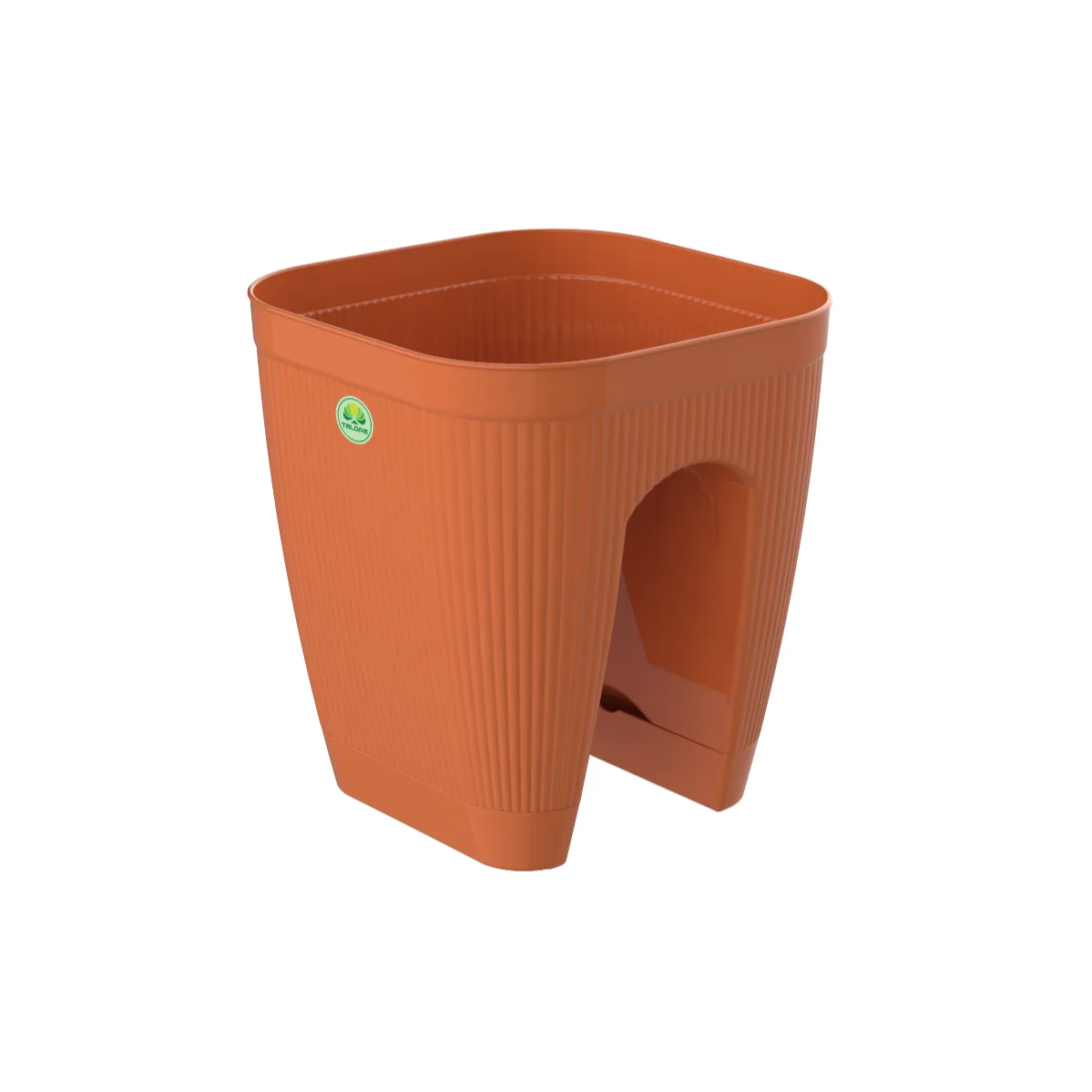 Plastic low price Balcony flower pot from recycled plastics Duytan Manufacturer in Vietnam Hot sales