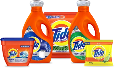 Tide Laundry Detergent, Liquid , Powder,  Complet Range
