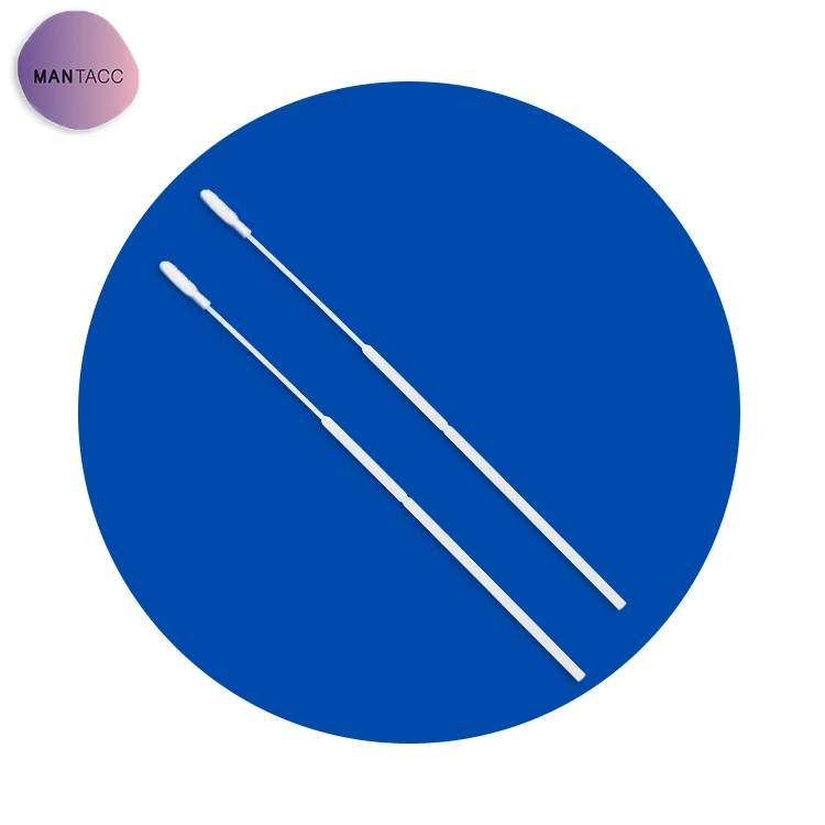 POCT Respiratory Disease Detection POM Rod Polyurethane Sponge Tip Length 153MM Breakpoint 78MM Disposable Sample Sampling Swab