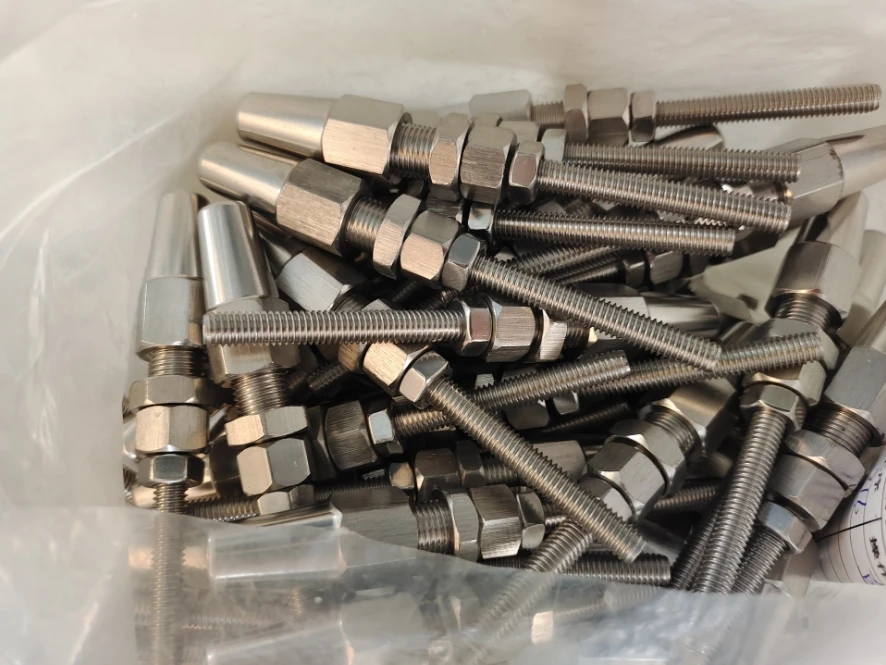 Rigging Hardware AISI 316 Stainless Steel Wire Rope Stud Swageless Threaded Terminal
