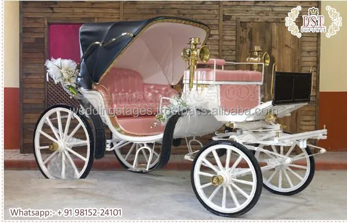 Touring Horse Drawn Carriages with Double Hood English Touring Black Horse Carriage With Hood Horse Drawn Carriages Manufacturer