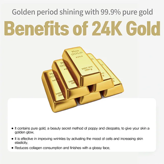 24K Gold Skin Care 2SET For man korean skin care beauty PDRN  VEGAN  OEM