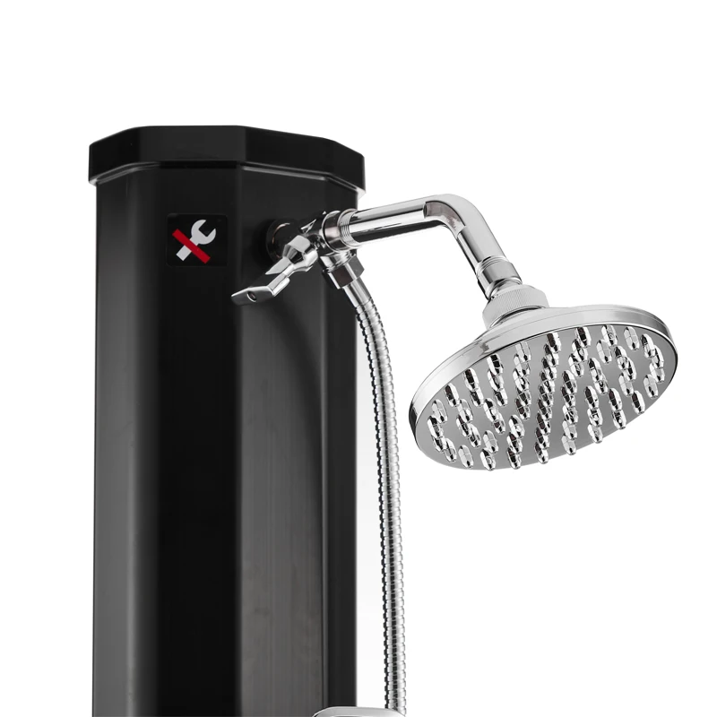 35L sunlight power Black Solar shower with temperature control Solar shower with quick setup