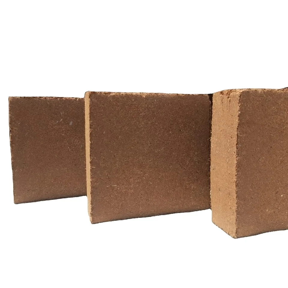 COCO PEAT or PITH BRIQUETTE Dried Coconut Root for Agriculture Root Part Coconut Type