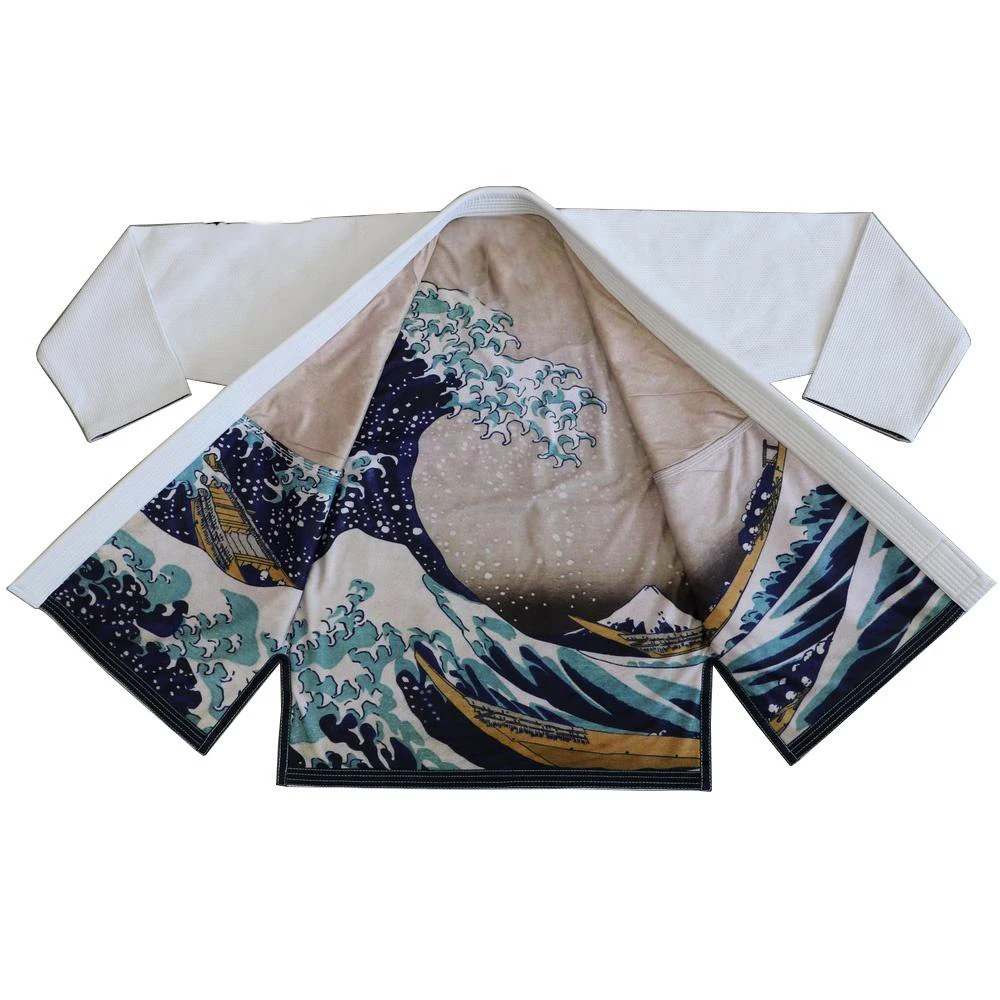 Professional Plain Inner Sublimation Jiu Jitsu Gi / Bjj kimono / BJJ Gis Custom Bjj Gi Blue for Men brazilian jiujitsu Uniform