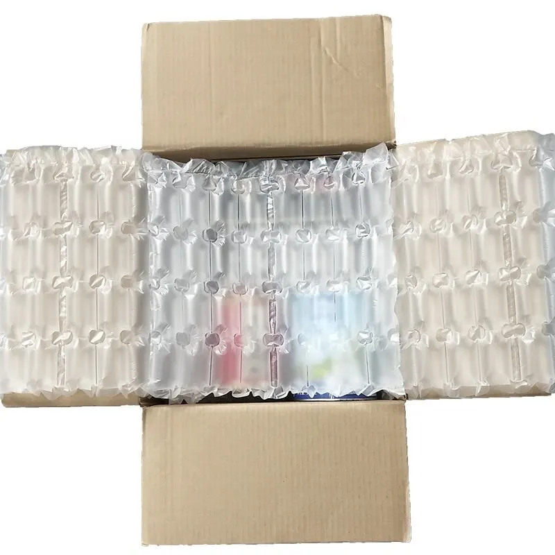 OEM/ ODM Cushion Film Shock Resistant Air Bubble Column Packaging Wrapping Roll Sheet Wholesale