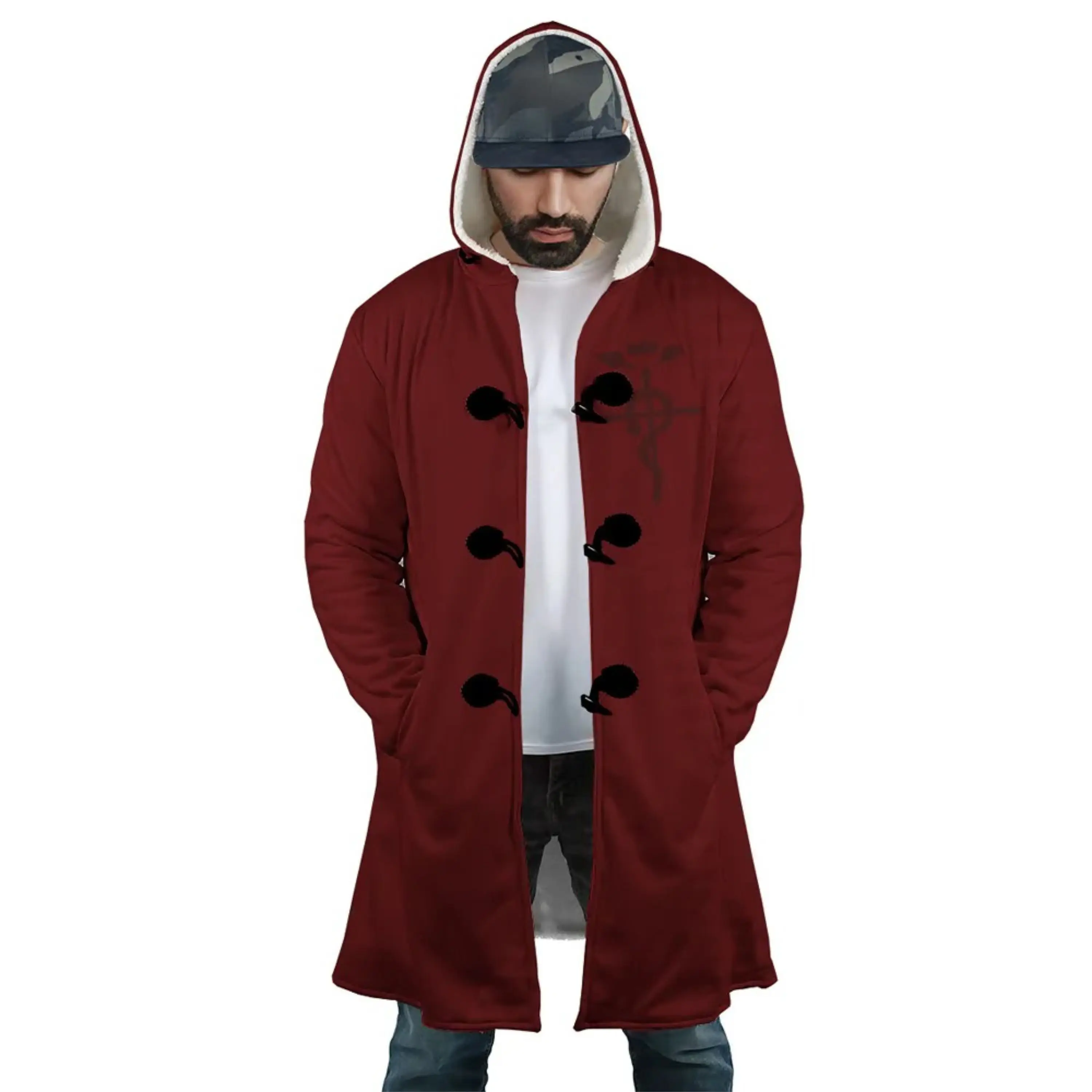 Personalized Custom Anime Hooded Coats - Stylish and Comfortable - Ideal for Cosplay Enthusiasts and Anime Lovers