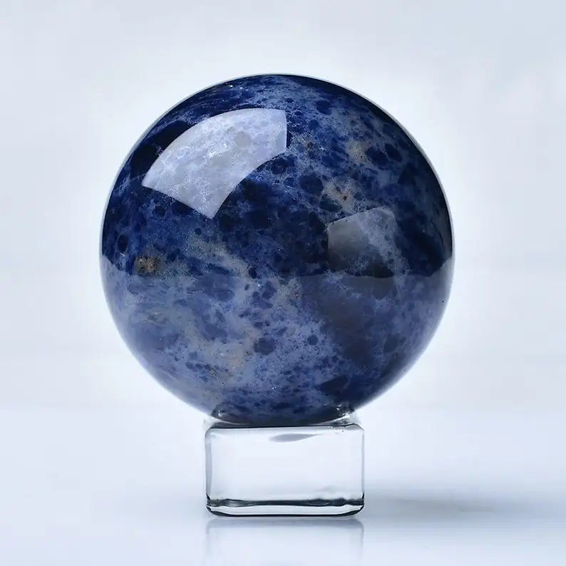 Wholesale BLUE SODALITE CRYSTAL BALL Healing Sodalite Sphere Ball Top Quality Sodalite Agate Sphere Buy From ASY CRYSTAL EXPORT