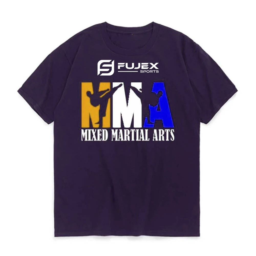 Custom Logo Wholesale Men Screen Printed muay thai wrestling boxing Mma t shirts  High Quality Boxing T- Shirts Boxing T Shirts