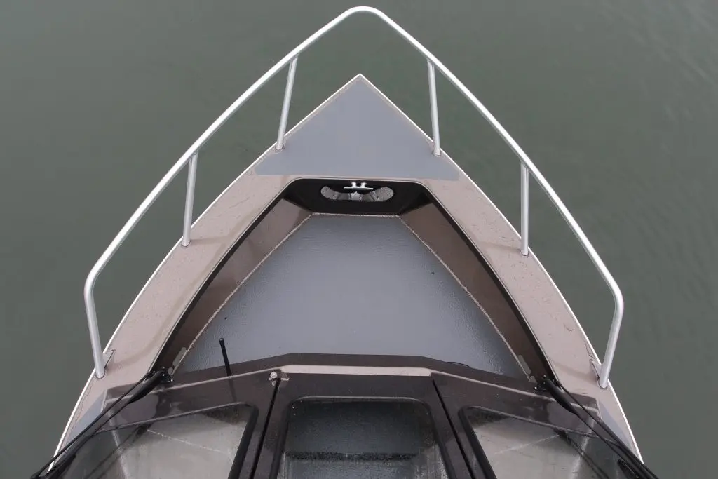 Рыболовная лодка Kinocean из алюминия морского класса с кудрявой кабиной со спиральной консолью для продажи