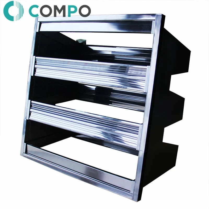 Plastic ABS V-bank frame 4v color black color bule for Industrial air filter