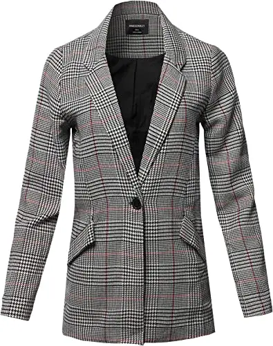 Оптовая продажа, высококачественный недорогой Женский блейзер с длинными рукавами, тканый вьетнамский производитель