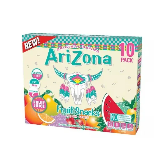 AriZona Fruit Snacks - Green Tea CASE OF 12