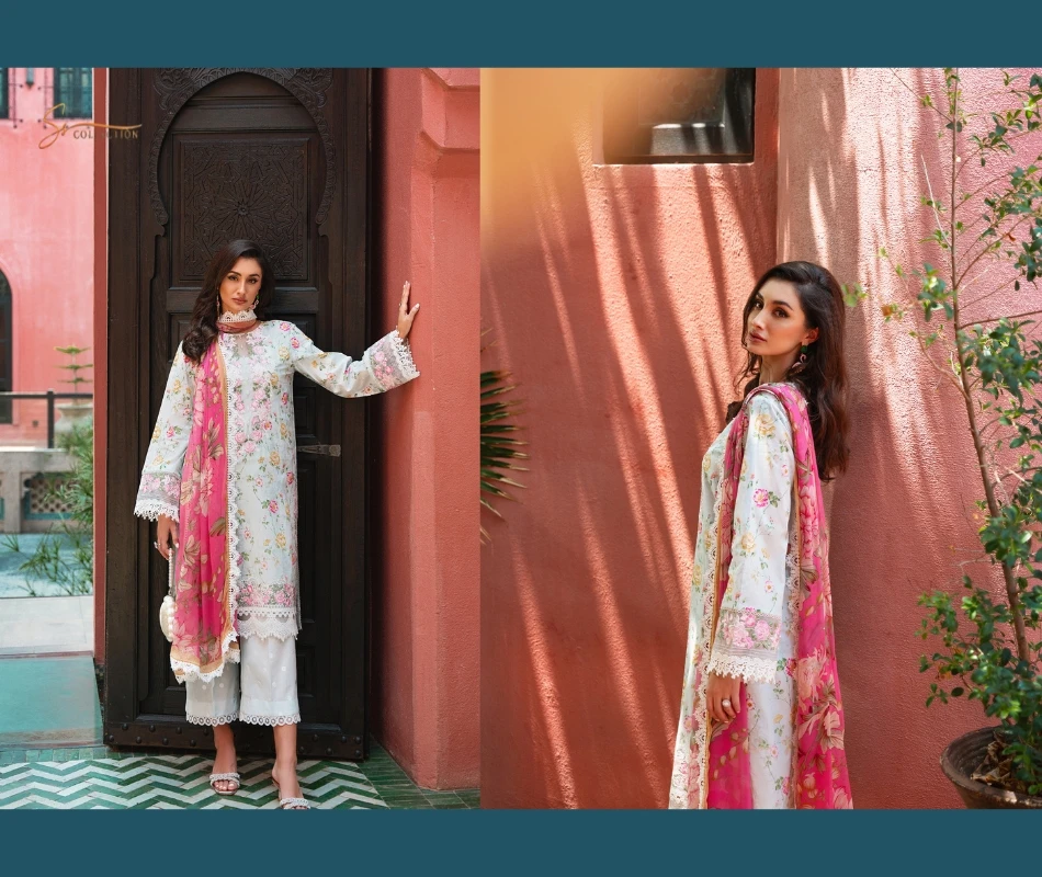 SSUMAIRA COLLECTION Pakistani Brand Dresses Saira Rizwan Luxury Lawn Collection 3 PC Suits Full catalog