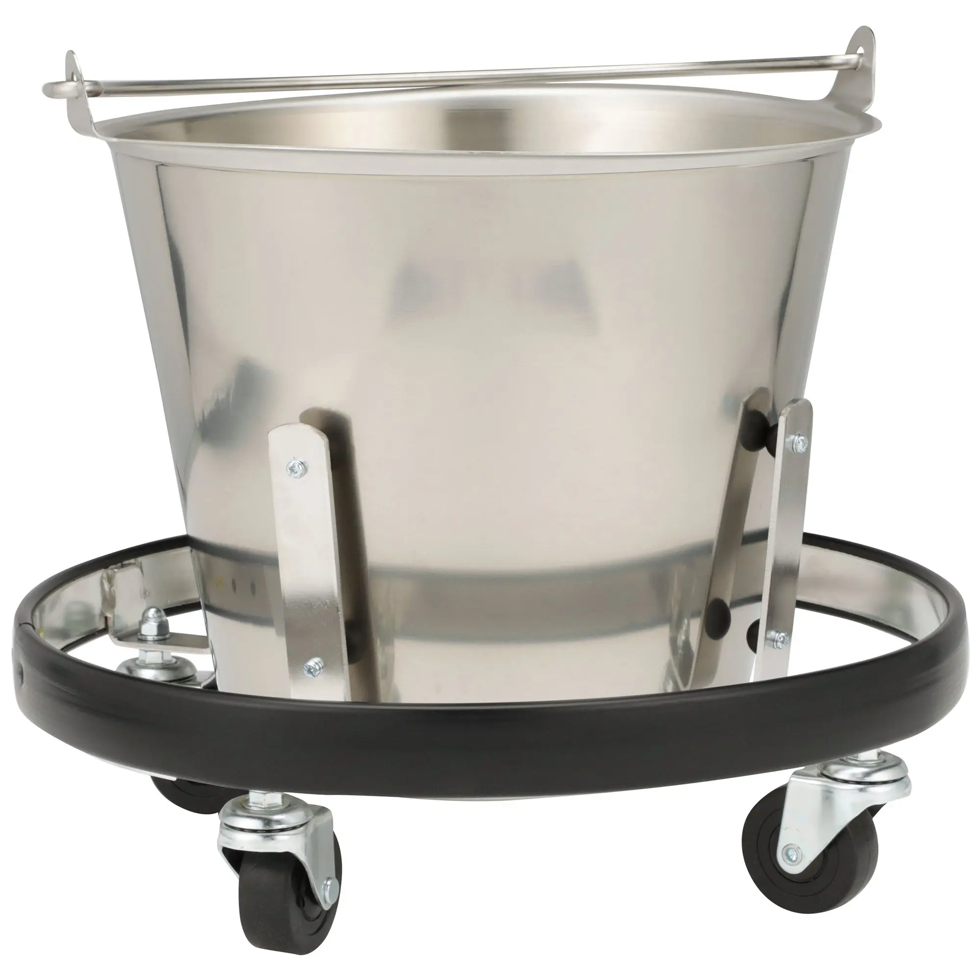 Stainless Steel Medical Trolley Kick Bucket ALK06-H06 Hospital Trolley Stainless Steel Carton