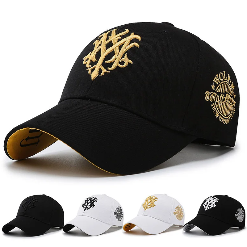 Wholesale Custom Made Baseball Caps For Unisex / Custom Embroider Sports Caps In Black Color For Sale