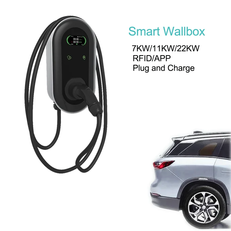 ev car charger fast charging station 3phase ac 22kw ev charger with load bala