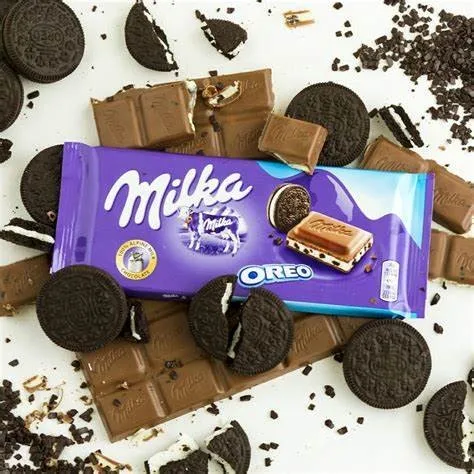 Hot Selling Cheap Chocolate Milk Chocolate MILKA Oreo, 100 g for sale and export