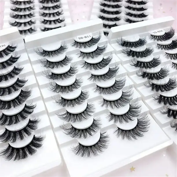 Factory price wispy volume eyelash extension trays individual false  Full Strip Eyelashes from Teelash +84942165086
