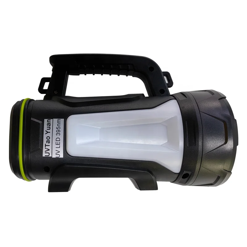 10Watt USB Charging Port High Power Ultraviolet Detector 395nm Blacklight Purple Light Portable UV Flashlight UV Torch Lights