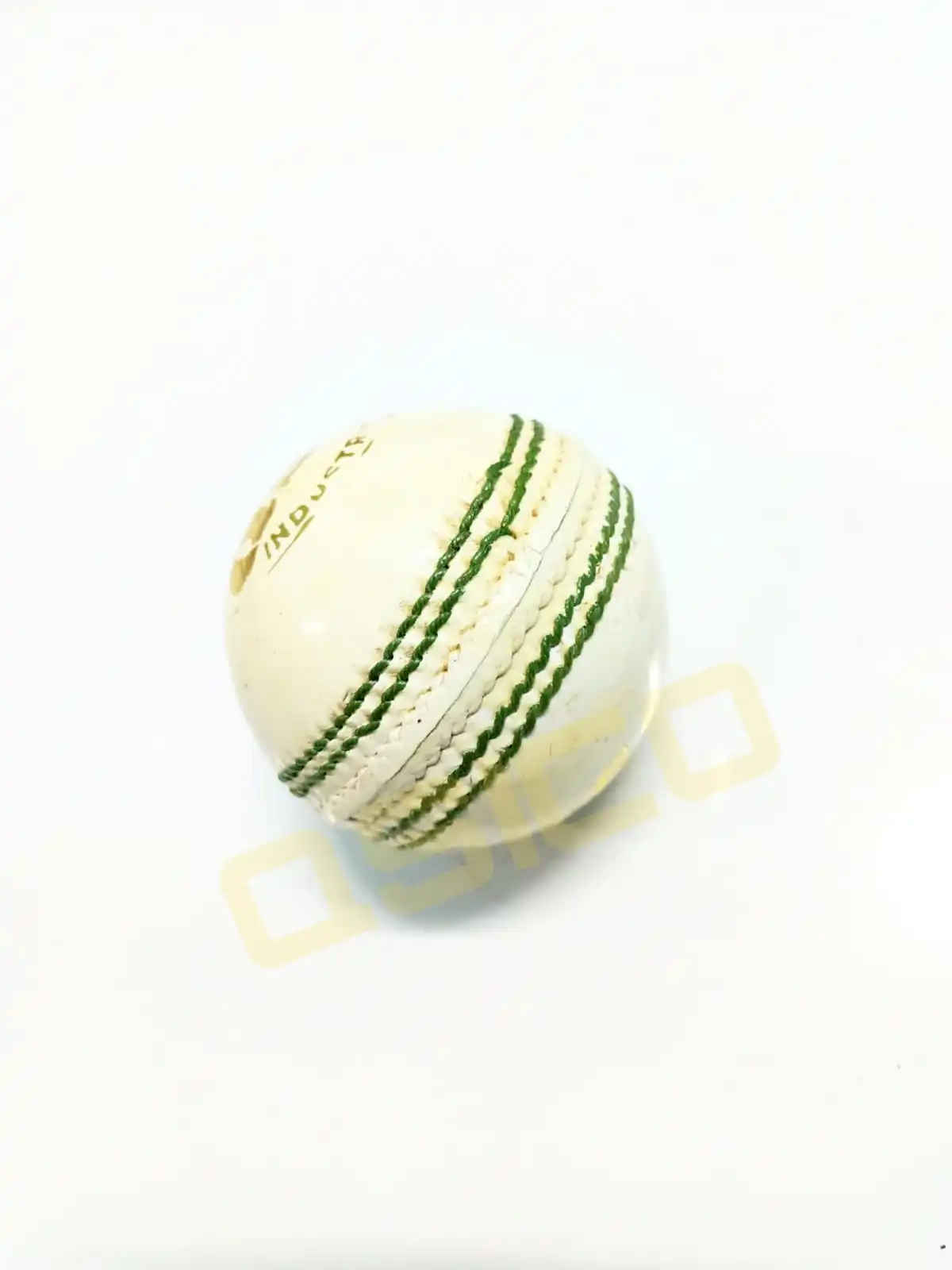 Leather Cricket Ball White 50 over  For Indoor And Outdoor Practice Cricket Ball  Qsico
