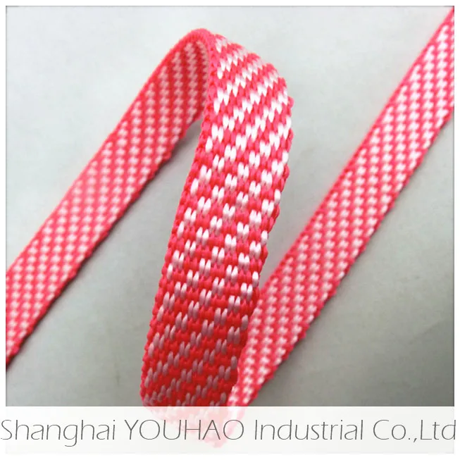 Smooth Jacquard PP Webbing straps band tape offered by 20 years producing experience Factory