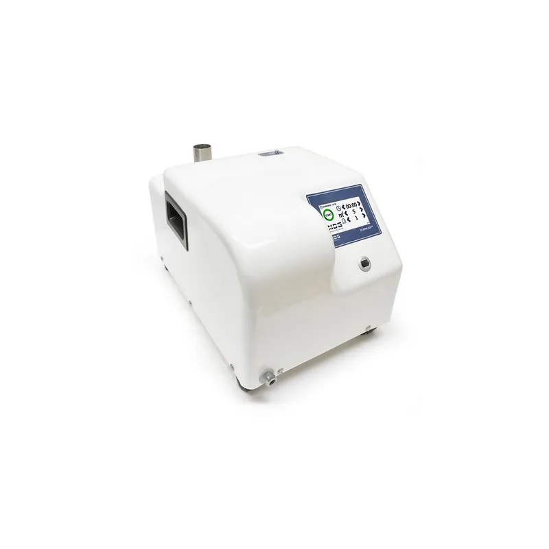 Semi-automatic tool to nebulize chemical to sanitize areas up to 200 square meters and 7 meters height in one cycle