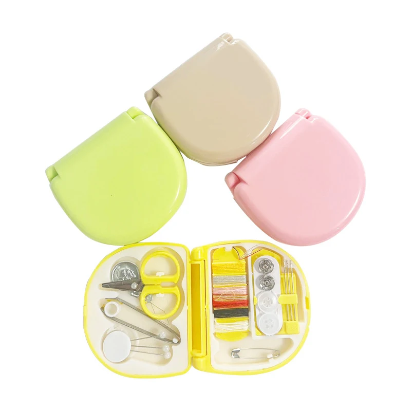 Portable Travel Sewing Kit DIY Needle and Thread Set With Sewing Accessories Mini Sewing Kit Compact Needle and Thread Set