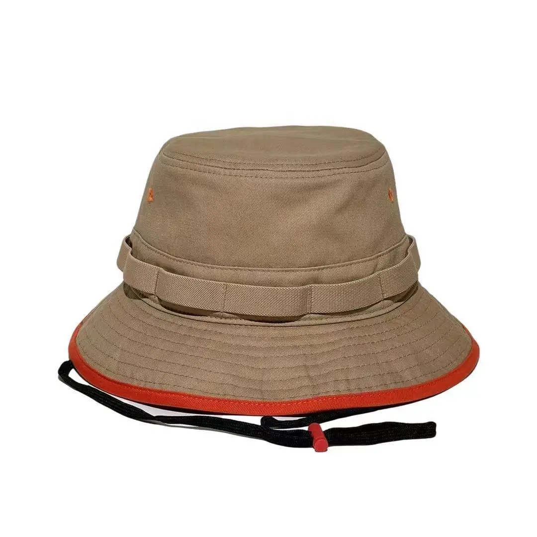 Manufacturers Wholesale Breathable Wide Brim Fishing Hats Wth Embroidery Logo Custom Bucket Hat