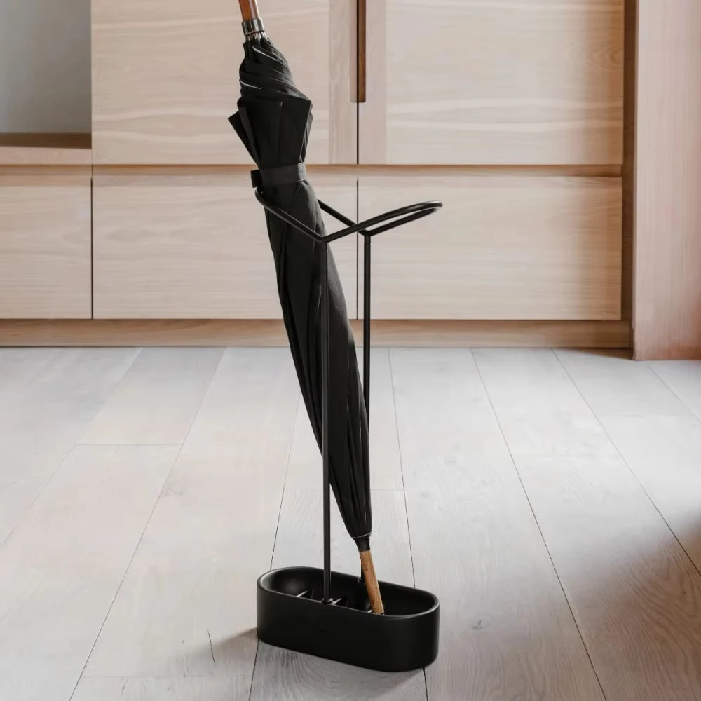 Steel And Iron Casted Oval Shape Umbrella Stand Rain Gear For Home And Office Decor With Custom Design And Color